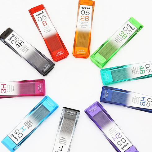 Mitsubishi Uni NanoDia B Hardness Low-Wear Pencil Lead | 0.5 mm