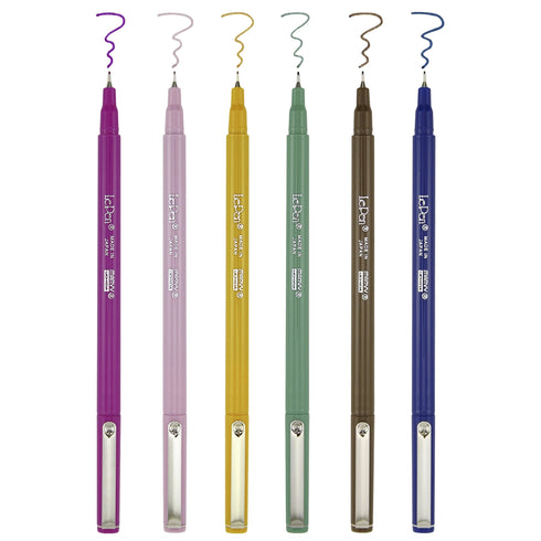 Marvy Le Pen RETRO Set PALE MAUVE 0.3mm 4300-6R | Single Pen or Complete Set