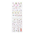 Midori Seal Collection Planner Stickers Removable Sticker | 2201 Sports Cycling Champagne