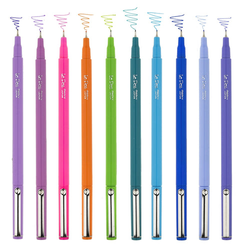 Marvy Le Pen BRIGHTS Set PERIWINKLE 0.3mm 4300-10C | Single Pen or Complete Set