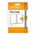 Leuchtturm 1917 Rising Colors AQUAMARINE Fabric Pen Loop | Self-Adhesive