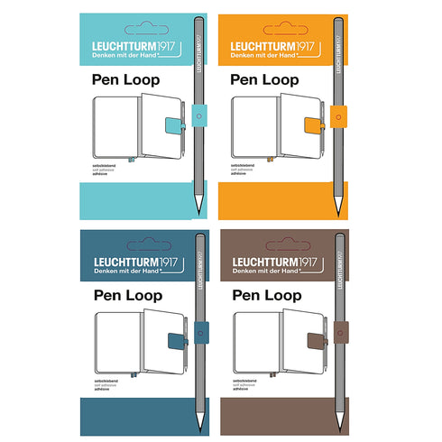 Leuchtturm 1917 Rising Colors RISING SUN Fabric Pen Loop | Self-Adhesive