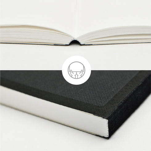 Papermood A6 ASUKA 52gsm Tomoe River 3.5mm or BLANK Grid Paper Grid Undated Softcover Notebook Planner Journal | 256 Pages