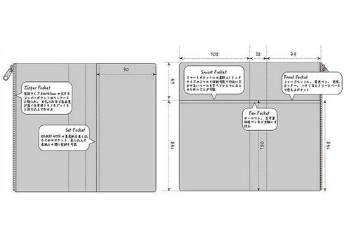 Yamamoto Ro-Biki NOTE Canvas Cover GA007 GRAY | 2020 New Series
