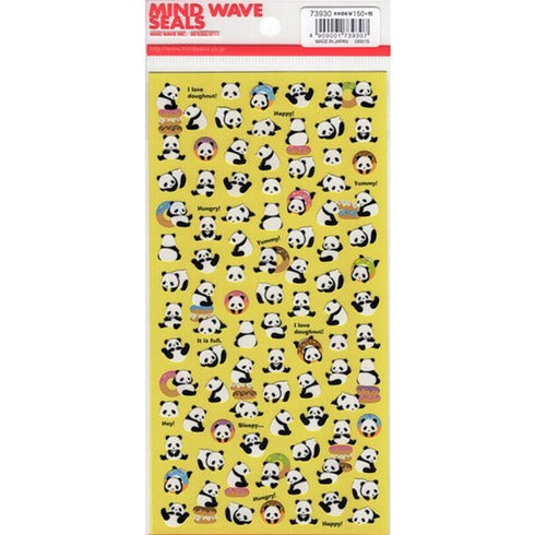 Mind Wave Seals PUTIPUTI PANDA Stickers Seals Bujo Tiny Stickers | 73930