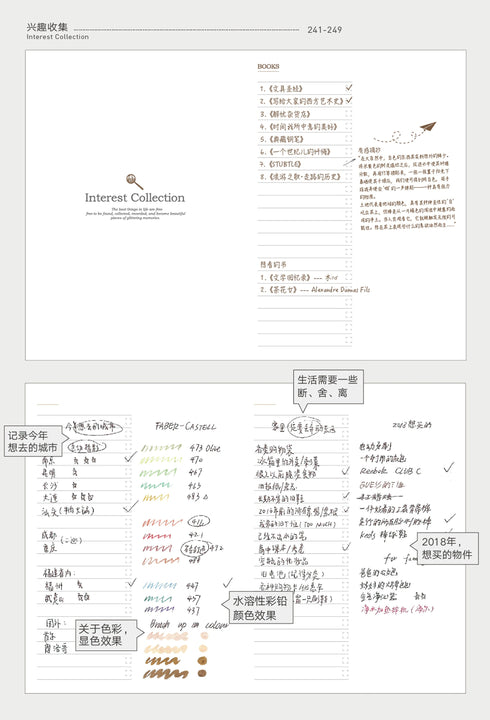 Papermood A6 ASUKA 52gsm Tomoe River 3.5mm or BLANK Grid Paper Grid Undated Softcover Notebook Planner Journal | 256 Pages
