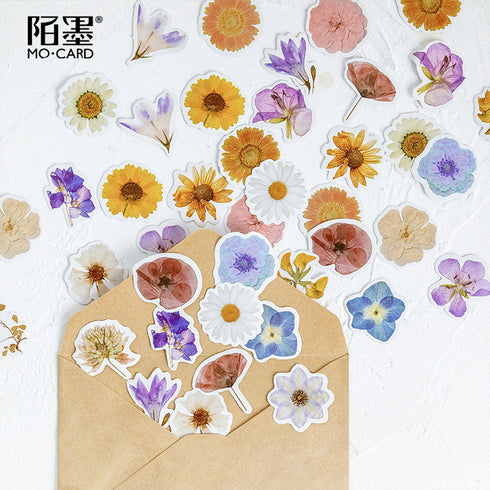 Premium Die-Cut Flower Blossom Flower Blooms Blossom Daisy Violet Sunflower Stickers