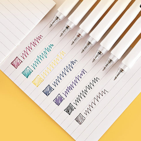 Kokuyo Vividry NEW COLOR Retractable Gel Pen 0.5mm | 6 Colors & Colored Ink | Single Pen or SET