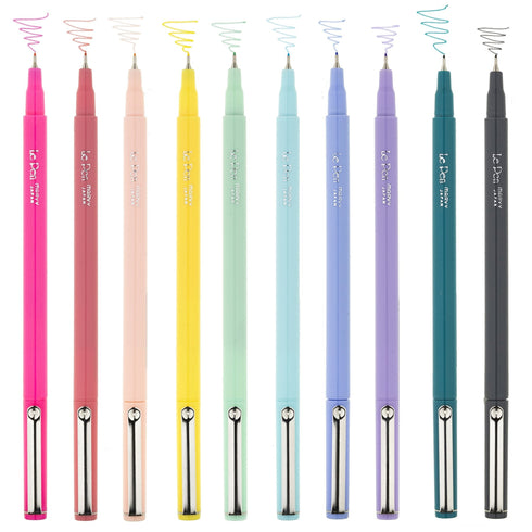 Marvy Le Pen PASTELS Set 0.3mm 4300-10P | Single Pen or Complete Set