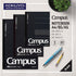 Kokuyo A4 Campus Notebook Black 5mm Grid| 40 Sheet 201S5-D
