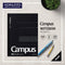 Kokuyo A4 Campus Notebook Black 5mm Grid| 40 Sheet 201S5-D