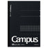 Kokuyo A4 Campus Notebook Black 5mm Grid| 40 Sheet 201S5-D