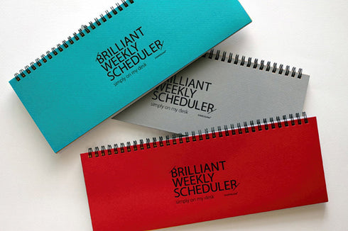 PAPERIAN Brilliant Weekly Desk Scheduler Planner Notebook Task List South Korea | 12 X 4.4 X 0.4