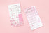 PAPERIAN Goal Tracker Sakura Cherry Blossom Monthly Tracker Sheets | 3.94 X 7.09