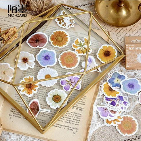 Premium Die-Cut Flower Blossom Flower Blooms Blossom Daisy Violet Sunflower Stickers