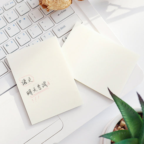 Translucent Transparent PET PLAIN Vellum Sticky Notes | Plain 2.75 X 3.74 50 sheets