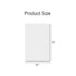 Translucent Transparent PET PLAIN Vellum Sticky Notes | Plain 2.75 X 3.74 50 sheets