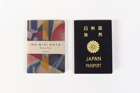 Yamamoto Ro-Biki Notebook Museum Series Flower 5mm Dot Grid 3.5" x 4.9" | 5mm Dot Grid