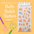 Kamio Winnie-the Pooh Disney Stickers Winnie Pooh Stickers Pooh Fluffy Sketch Stickers | 28936