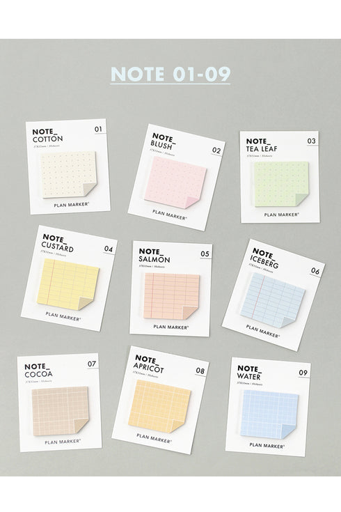 PAPERIAN Single Plan Marker RECTANGLE Note Sticky Note Small Sticky Note South Korea | 31 x 37mm