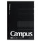 Kokuyo A5 Campus Notebook Black 5mm Grid | 80 Sheets 108S5-D