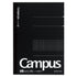 Kokuyo A5 Campus Notebook Black 5mm Grid | 80 Sheets 108S5-D