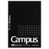 Kokuyo A7 Campus Notepad Black 5mm Grid | 70 Sheets M777S5-D
