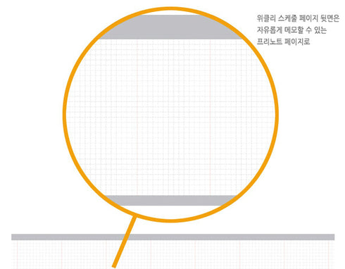 PAPERIAN Brilliant Weekly Desk Scheduler Planner Notebook Task List South Korea | 12 X 4.4 X 0.4