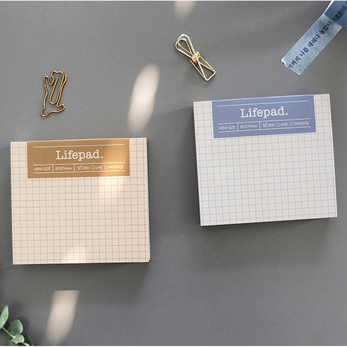 PAPERIAN LifePad Memo Pad Note Pad Memo Block Grid Ruled Lined Graph Manuscript | 3.25 X 2.91