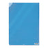 Midori MD A4 7 Pocket BLUE Stripe Clear Folder