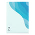 Midori MD A4 7 Pocket BLUE Wave Clear Folder