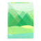 Midori MD A4 7 Pocket LANDSCAPE FOREST Clear Folder