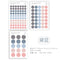 TRANSPARENT PET Pastel Dot Stickers Circle Stickers | Dai Blue