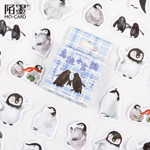 Premium Die-Cut Penguin Arctic Snow Winter Stickers