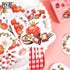 Premium Die-Cut Strawberry Chocolate Strawberries Cocoa Stickers