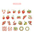 Premium Die-Cut Strawberry Chocolate Strawberries Cocoa Stickers