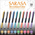 Zebra Sarasa DECOSHINE Deco Shine Metallic Shiny SILVER 0.5mm Push Clip Gel Pen | ALL Colors