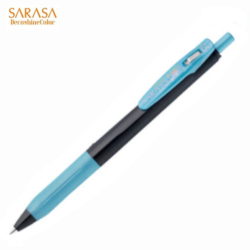 Zebra Sarasa DECOSHINE Deco Shine Metallic Shiny BLUE 0.5mm Push Clip Gel Pen | ALL Colors