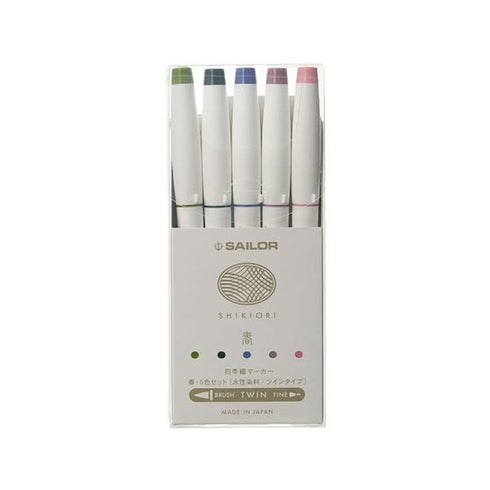 Sailor SHIKIORI Four Seasons SPRING Dual Tip Calligraphy Brush Pen Fine Tip Pen | 25-5101-001