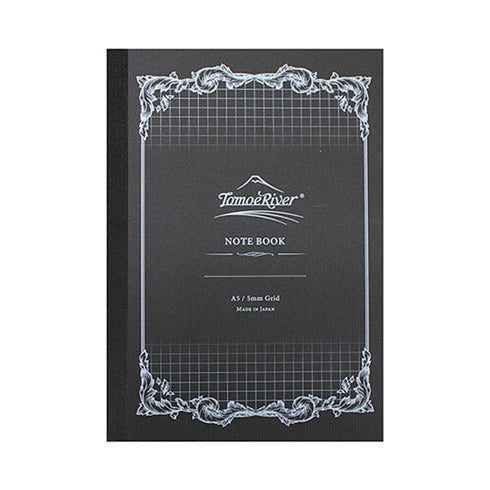 Sakae A5 Tomoe River 52 gsm 5mm GRID Lay Flat Notebook White Paper | A5 96 sheets TMR-A5NB5HW