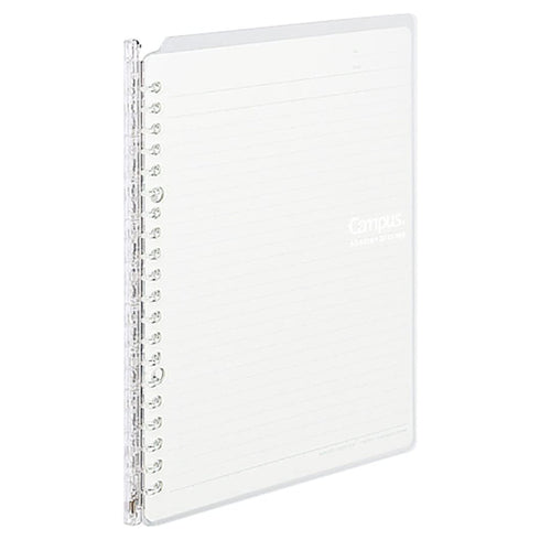 Kokuyo A5 Campus CLEAR Smart Ring Binder 20 Rings Notebook | 25 Sheets Capacity SP130