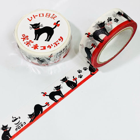 Furukawa Paper Works Coffee Cat Coffee Kitten Washi Tape