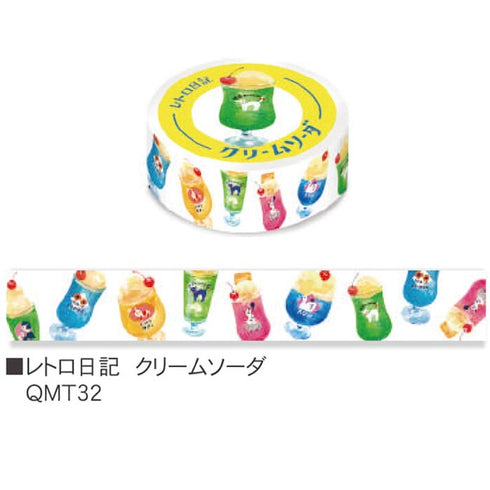 Furukawa Paper Works Cream Soda Fruity Drinks Frozen Drinks Washi Tape
