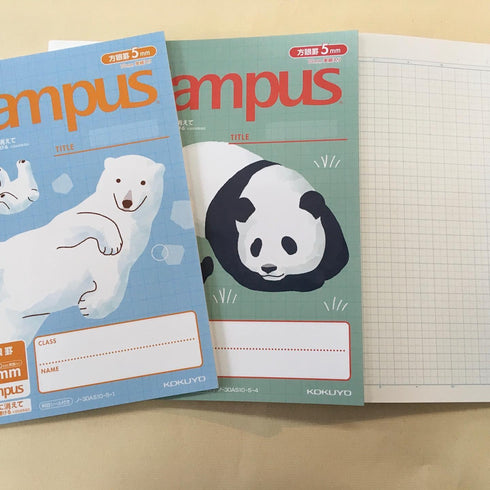 Kokuyo B5 Campus Notebook FOX AND BABY 5mm Grid | 30 Sheets 30AS10 10-5