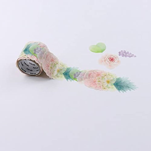 RANUNCULUS BOUQUET | Bande Washi Tape Masking Tape Sticker Roll Roses BDA273 200 Stickers