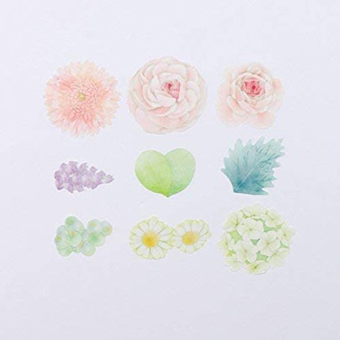 RANUNCULUS BOUQUET | Bande Washi Tape Masking Tape Sticker Roll Roses BDA273 200 Stickers