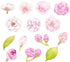 DOUBLE CHERRY Blossom Sakura Bande Washi Tape Masking Tape Sticker Roll Roses BDA337 200 Stickers