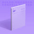 MOTEMOTE Violet SPRING Book Notebook Cornell Ruled 5mm Grid 100 Pages | 258mm x 158mm- USA Located!