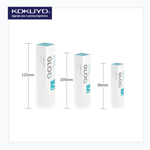 Kokuyo GLOO STRONG ADHESION Firm Glue Invisible Glue White - Various Sizes | G301, G302, G303