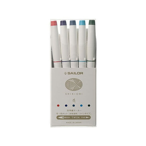 Sailor SHIKIORI Four Seasons WINTER Dual Tip Calligraphy Brush Pen Fine Tip Pen | 25-5101-004